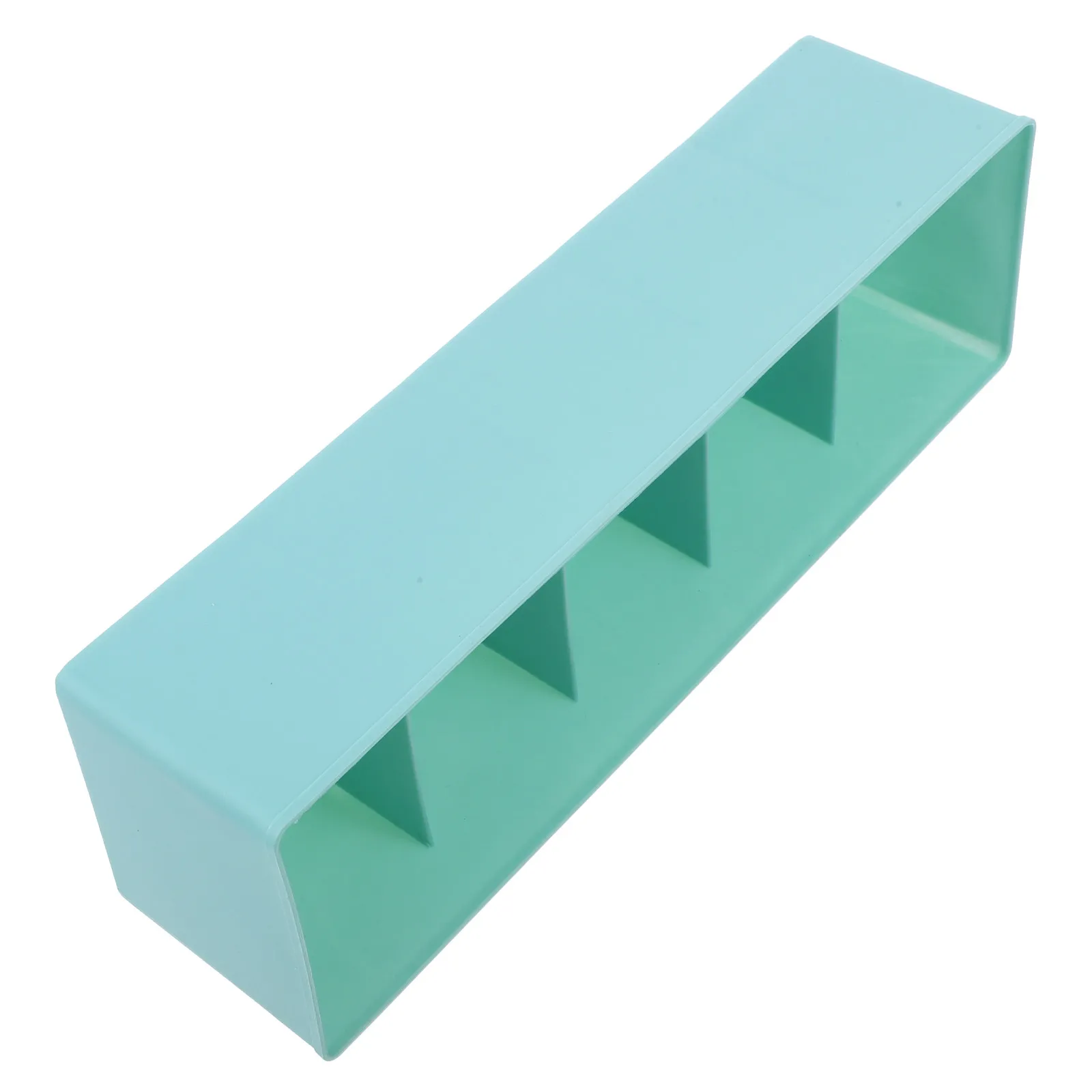 Flexible Use Pencil Organizer Box with Internal Dividers Art Supply Storage Box Crayon Storage Container Craft Organizer Plastic