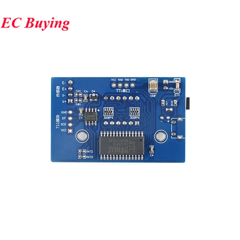 HX711 Load Cell AD Intelligent Weight Pressure Sensor Module Display 24-bit Weighing Instrument Electronic Scale 1KG 5KG 10KG 20