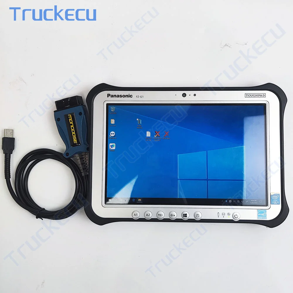 FZ G1 TABLET+for Mongoose Por J2534 ECU Programming&Diagnosis Cable for Toyota for Jaguar for Land Rover Immobilizer Reset