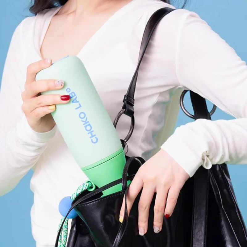 

Chakolab Stainless Steel Insulation Cup Double Drinking Cup Portable Outdoor Sports Straw Cups Vacuum Bottle Keep Cold and Hot