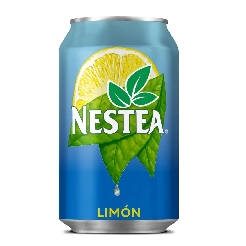 Nestea Limón - 24 unidades de 330ml cada una - Té negro al limón - Bebida refrescante