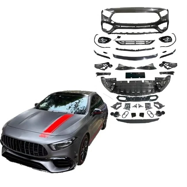 STLF Auto Parts Car Body Kit Upgrades the A45 S AMGs Style for Mercedess Benzs a Class W177 2019+