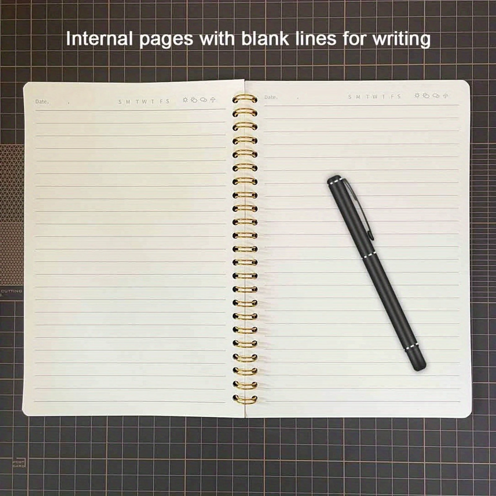 دفتر ملاحظات عشبي الساحرة المميز مع تخطيط منظم لتخطيط الحياة وتسجيل التمنيات الطبية #5