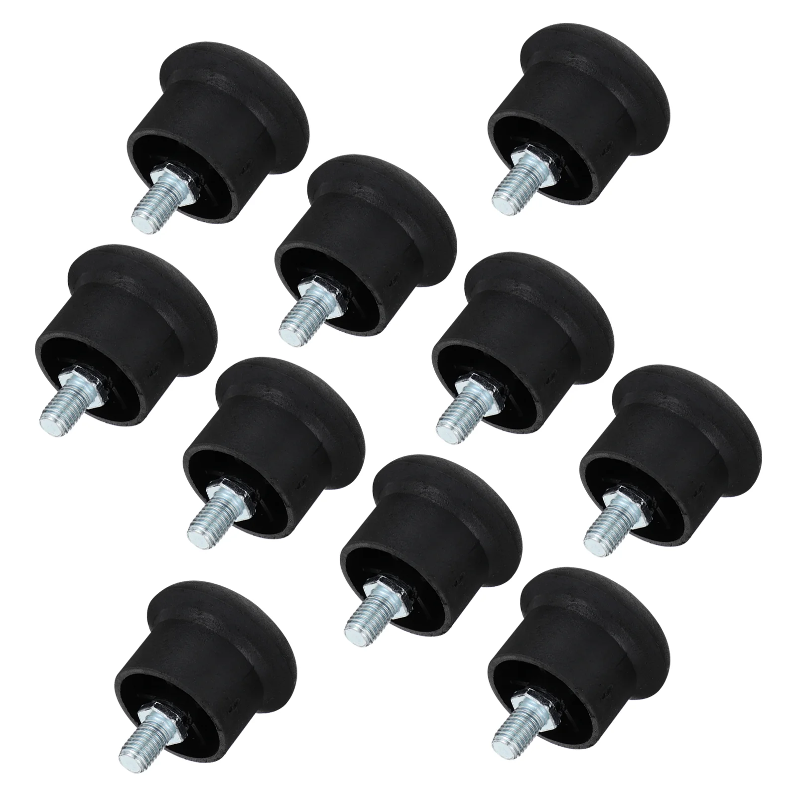 10 Pcs Chair Fixed Foot Pad Rolling Feet Protectors Desk Replacement Wheel Stopper Chairs Caster Stool