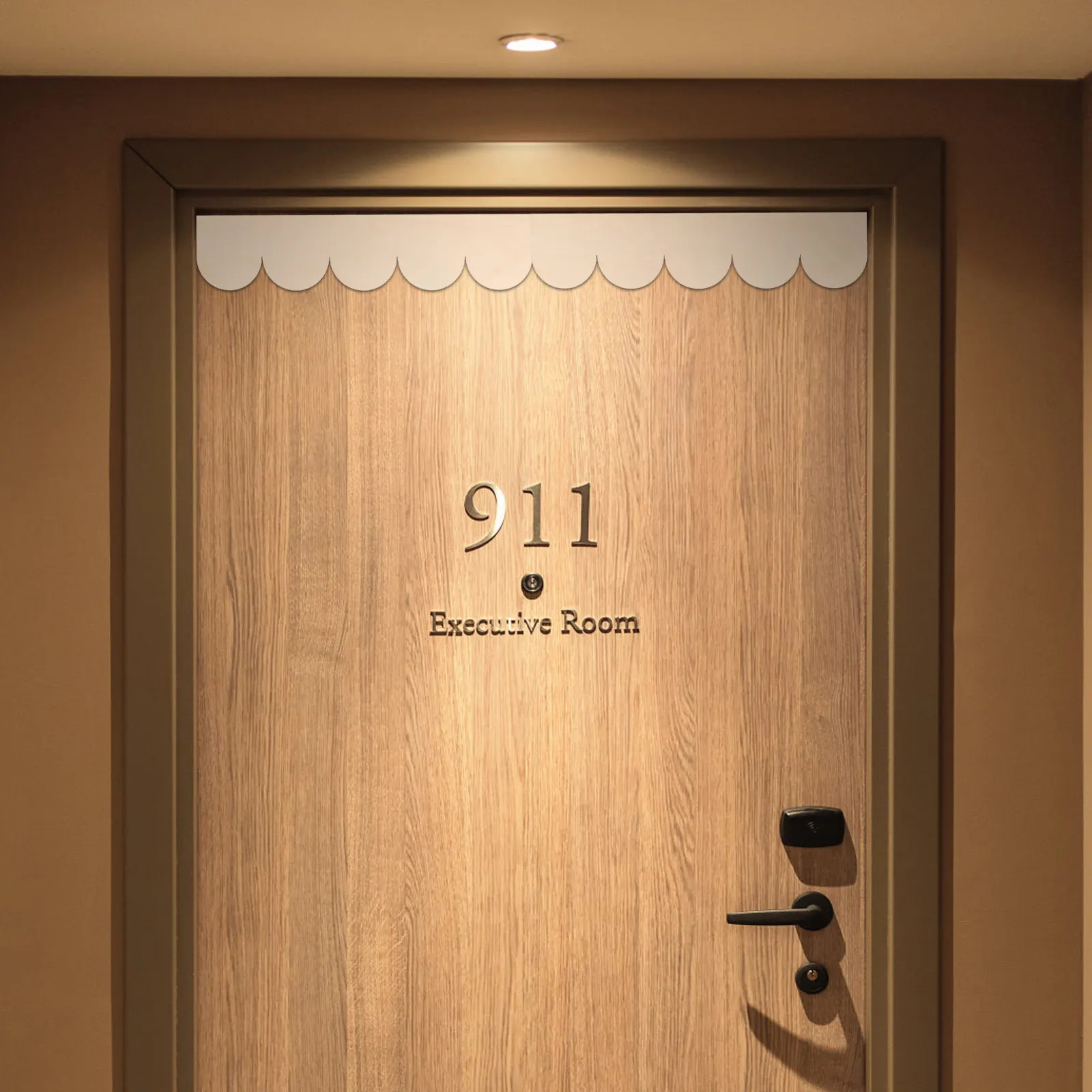 

20pcs Scalloped Decorative Wood Trim Unfinished Scallop Edge Diy Wooden Moulding Border For Christmas Door Frame Decoration