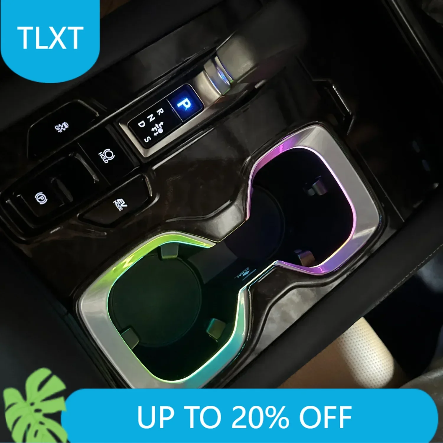 

Lexus RX 2023 2024 Central Control Water Cup Holder Ambient Light Led Colorful APP Control Car Interior Atmosphere Light LHD