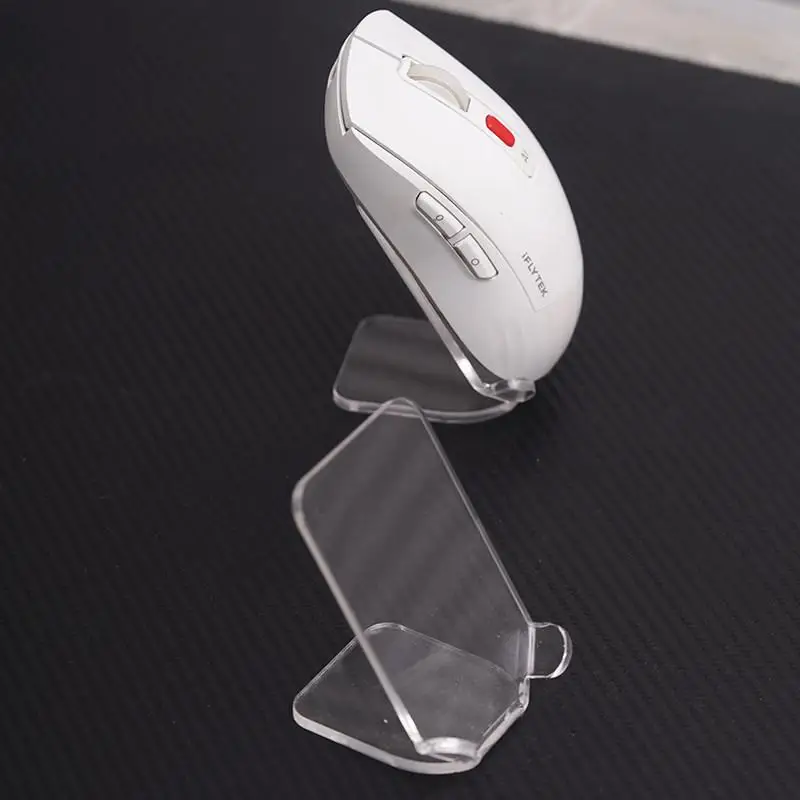 1Pcs Acrylic Mouse Storage Stand Mouse Holder Display Stand Mice Bracket Non-Slip E-sport Gaming And Office Accessory-F(x)