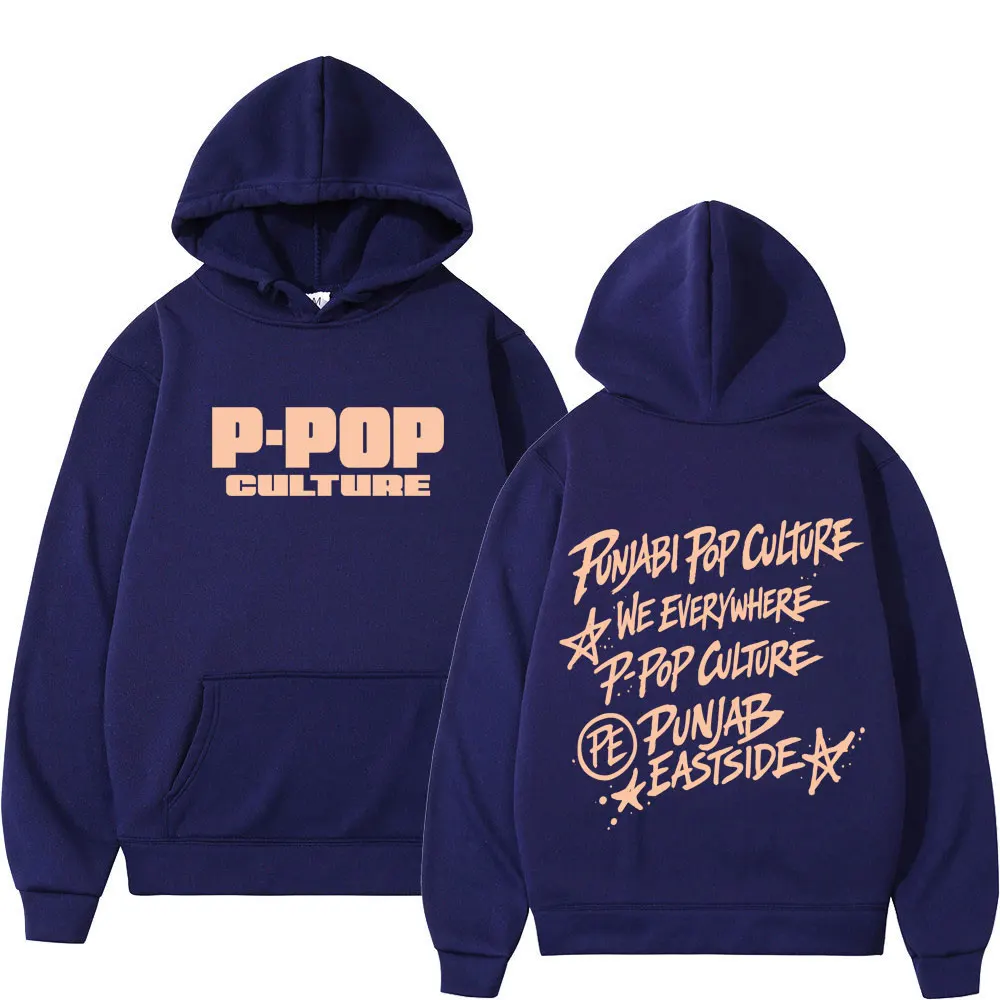 Rapper Karan Aujla P-POP Culture Tour 2026 Graphic Hoodie Men Women Hip-hop Pullover Long-sleeved Aesthetic Trend Sweatshirts