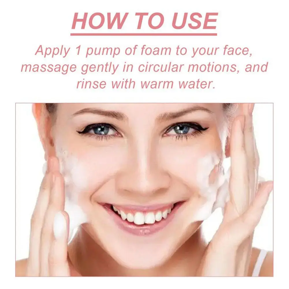 Facial foaming Cleanser Deeply Cleansing Oil Control Moisturizing Blackhead Removal Skin Care Face Wash Foam Cleanser