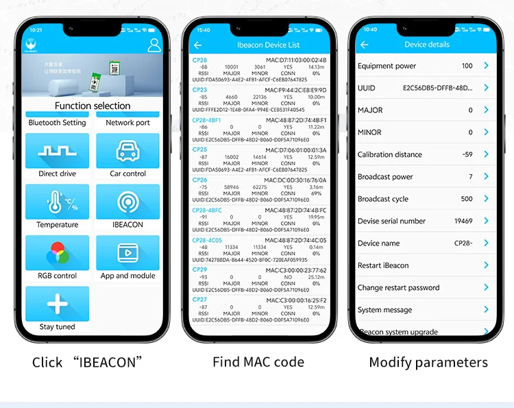 DX-IOT Wireless Eddystone kleinste Mini-Größe iBeacon DA14531 BLE 5.1 Tags Tracker Standort Bluetooth Beacon mit IP67 wasserdicht – Detail 8