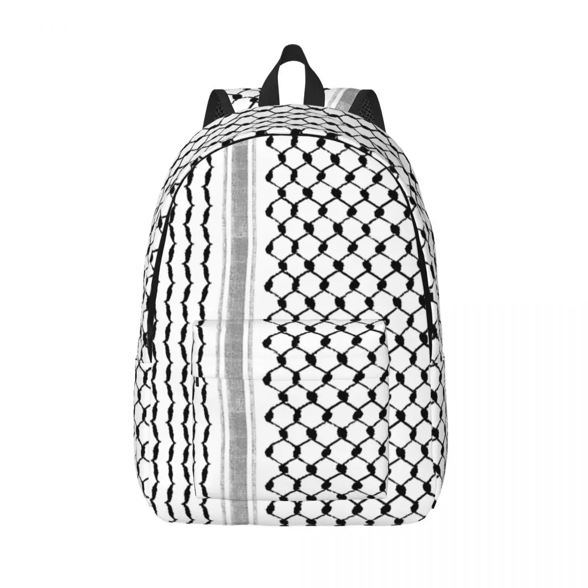 

Palestinian Hatta Kufiya Folk Pattern For Girls Boys Large Capacity Student Backpack Lightweight Backpack 15.7in 17.7in