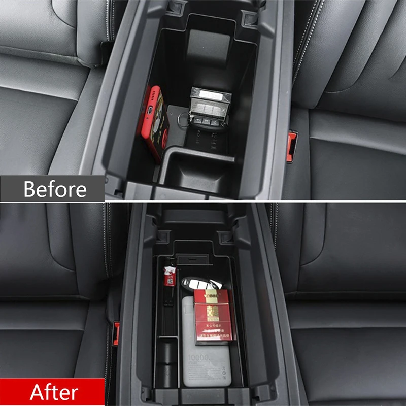 For Nissan X-Trail 2021 2022 2023 2024 Car Center Console Armrest Storage Box Sundries Layered Tidying Tray Interior Accessories