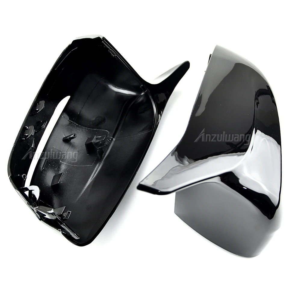 

Глянцевые черные сменные высококачественные чехлы на боковые зеркала в стиле M для BMW G30 G38 GT G11 G12 2016-2018, аксессуары