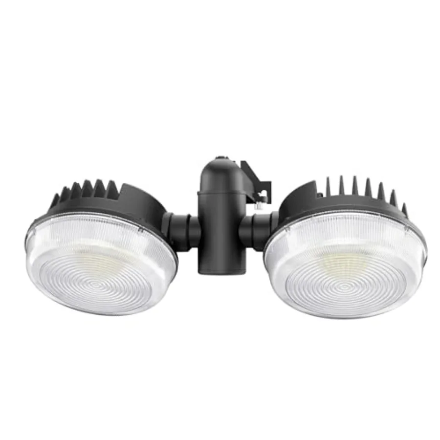 300W LED Barn Light, 40000LM Dusk to Dawn Outdoor Lighting with Photocell Dual-Head Flood Lights IP65 Waterproof 6500K Daylight