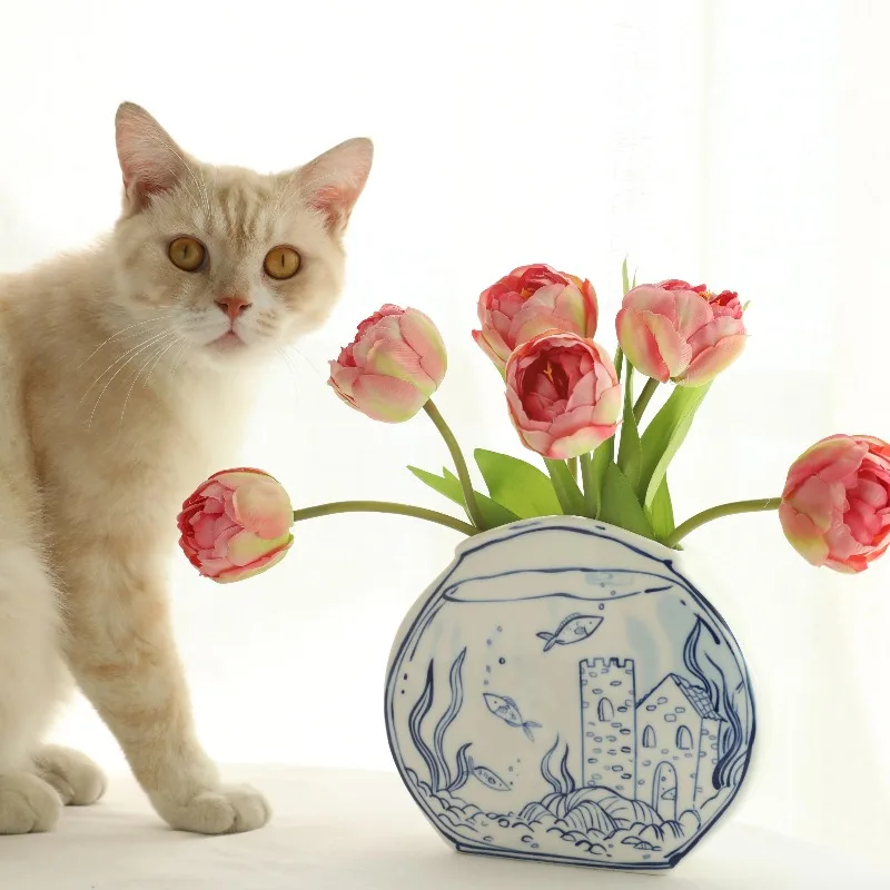 

Расписанные вручную вазы, изготовленные методом ручной выжимки, аксессуары для домашнего декора, уникальные вазы, винтажный декор для комнаты, украшения для дома.