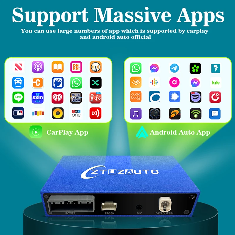 سيارة لاسلكية Ai Box Apple Carplay Android Auto لـ Acura YD3 RDX Honda Odyssey Accord شاشة أصلية تتطابق مع عرض الهاتف #2