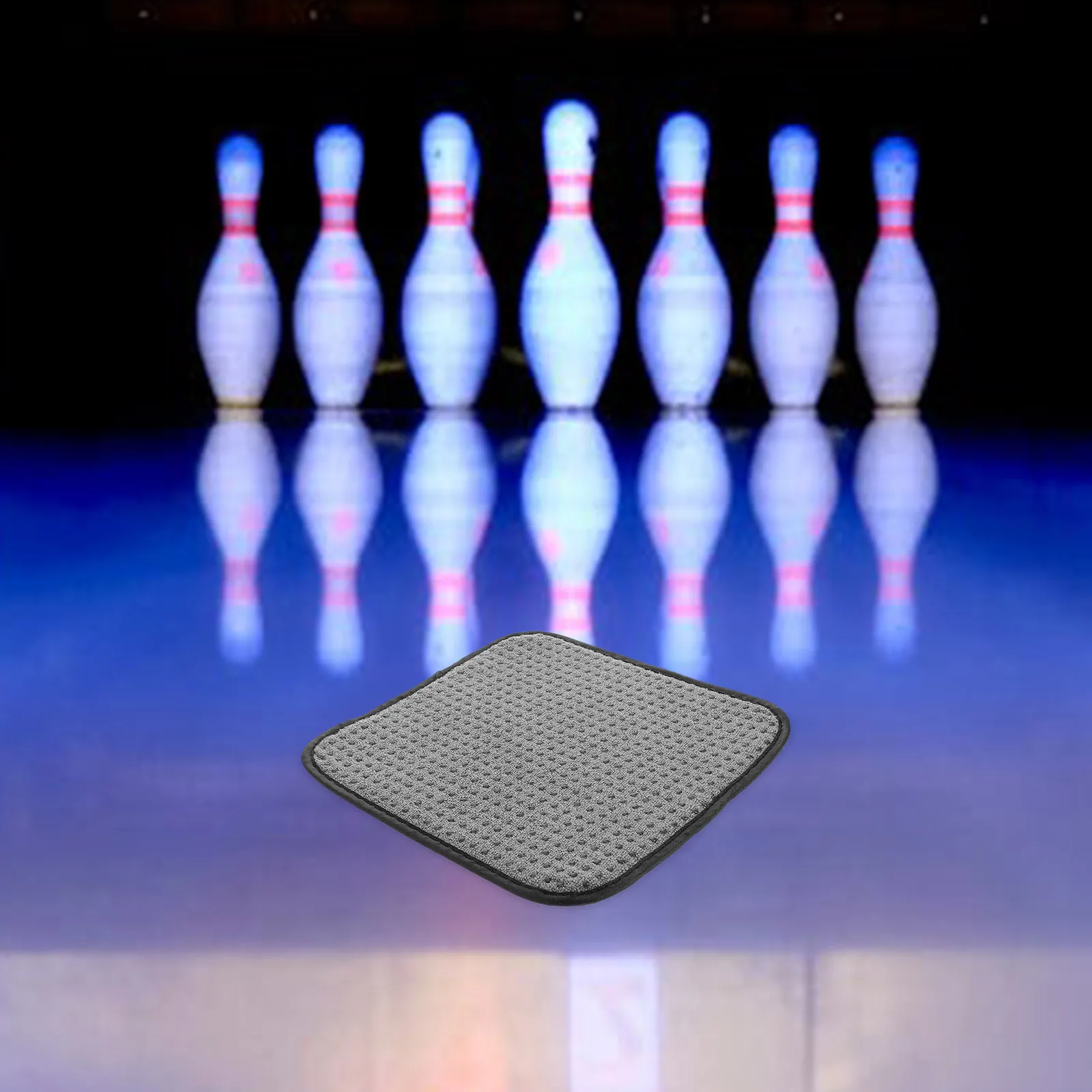 

Bowling Professional Polishing Cloth Lightweight Compact Storage Non Mat Cleaner Kit Sanding Pads Rag