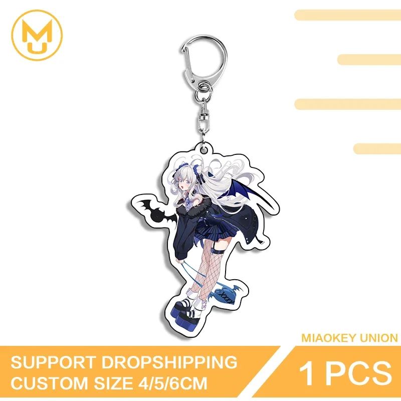 Pretty Cute Demon Girl Ushio Noa Trendy Creative Enchanting High Quality Acrylic Key Chains Edgy Backpack Decor Collection