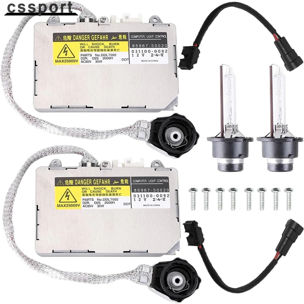 

2Pc HID Xenon Ballast Headlight Control Module For Lexus Rx350 ES300 ES330 IS300