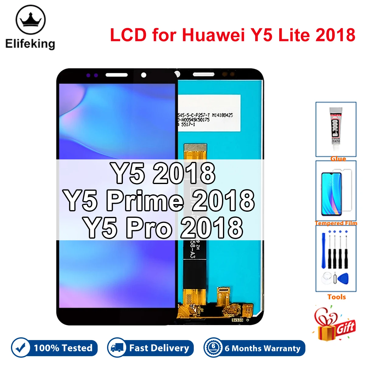 LCD for Huawei Y5 prime 2018 LCD Y5 Lite 2018 LCD Display Touch Screen Digitizer Assembly For DRA-LX2 DUA-LX2 DRA-L01 DUA-L21