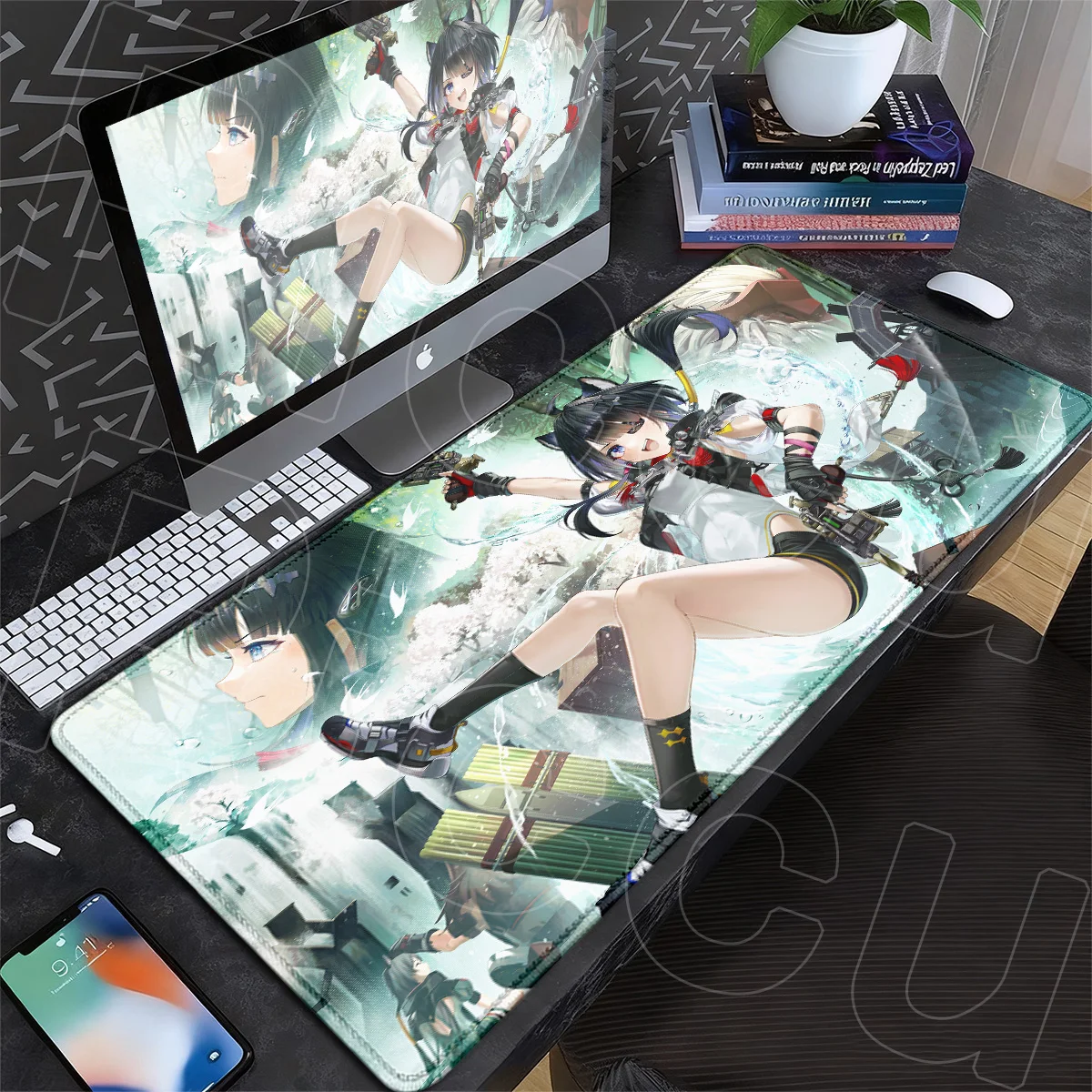 Non-slip Rubber Office Laptop Desktop Carpet Large Computer Gaming Anime Mats Kawaii Girl Tangtang Arknights Endfield Mouse Pads