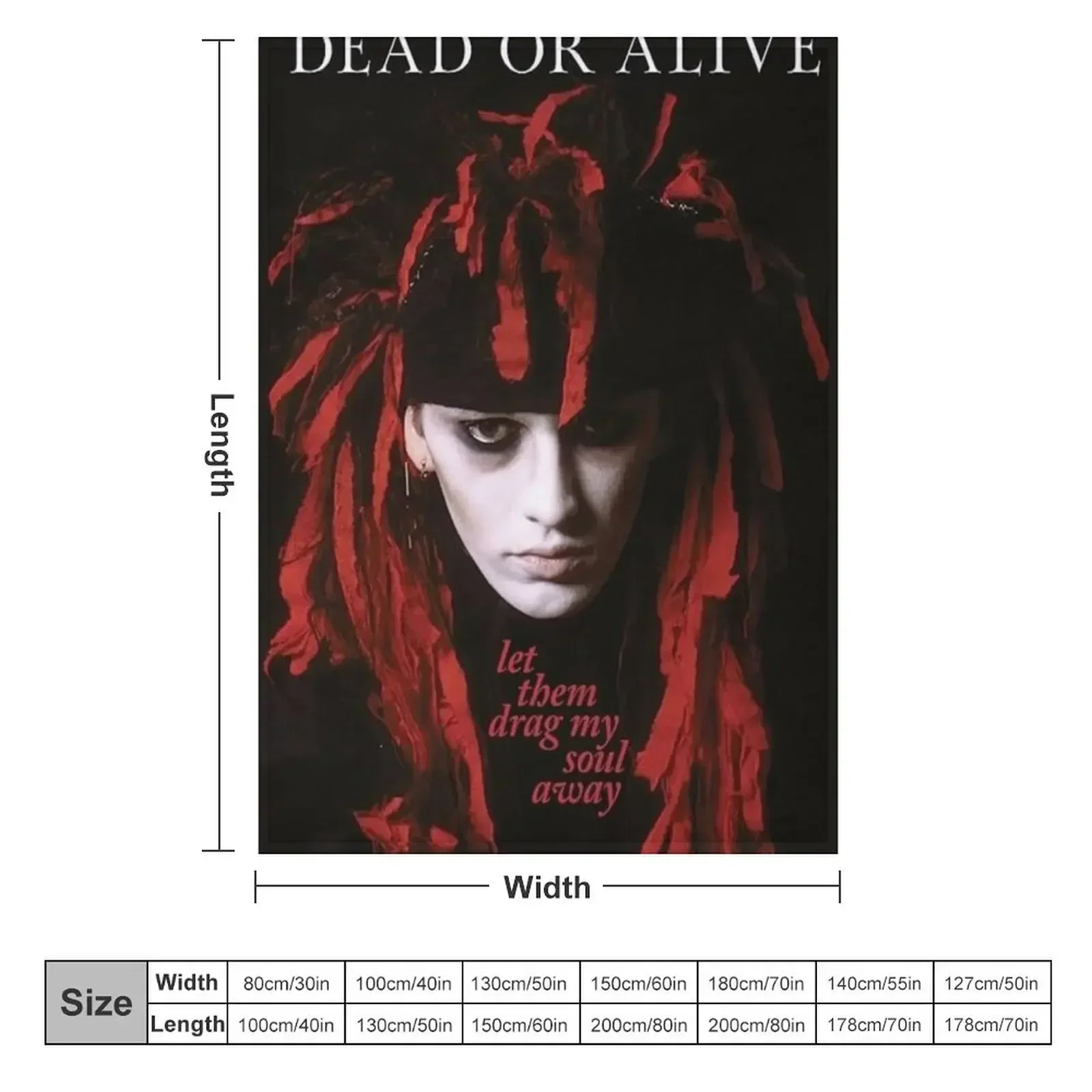 Dead Or Alive Pete Burns Throw Blanket for sofa Baby anime Summer Blankets