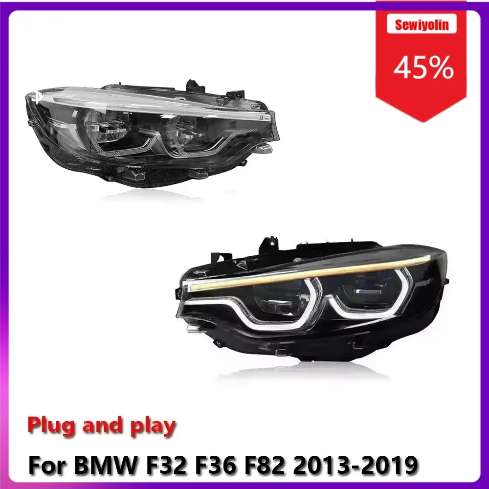 

Автомобильные светодиодные лампы Sewiyolin в сборе для BMW 3 серии F32 F36 F82 2013-2019, авто противотуманные фары DRL, стоп-сигналы поворота Pl
