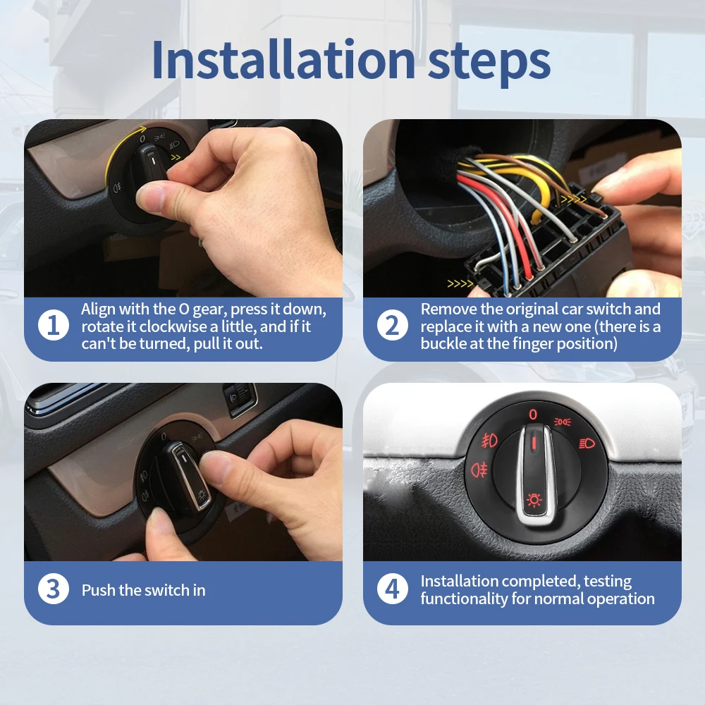 سيارة العلوي التبديل الضباب التحكم في الضوء اكسسوارات السيارات لشركة فولكس فاجن باسات B5 B5.5 جولف جيتا MK4 بولو 9N 9N3 جديد بيتل ترانسبوتر