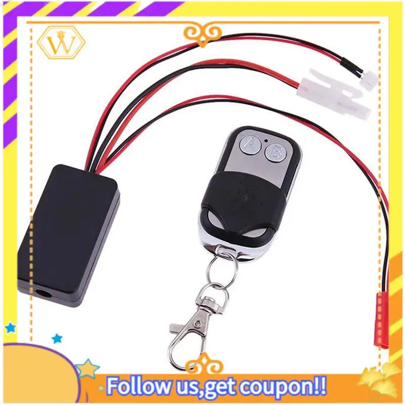 A01K-Portable Winch Remote Controller Replacement Plastic Wireless Remote Controller Remote Controller Receiver Parts