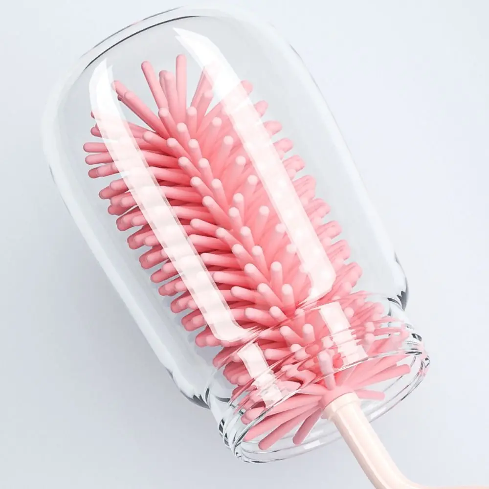 Kitchen Tool Glass Cup Washing 360 Degree Small Brush Straw Scrubber Baby Pacifier Bottle Cleaning Brush