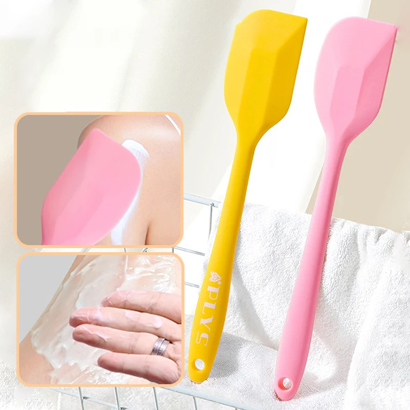 Multi-Function Lotion Sunscreen Ointment Applicator Long Handle Body Cleaner Shower Brush Sunscreen Back Applicator