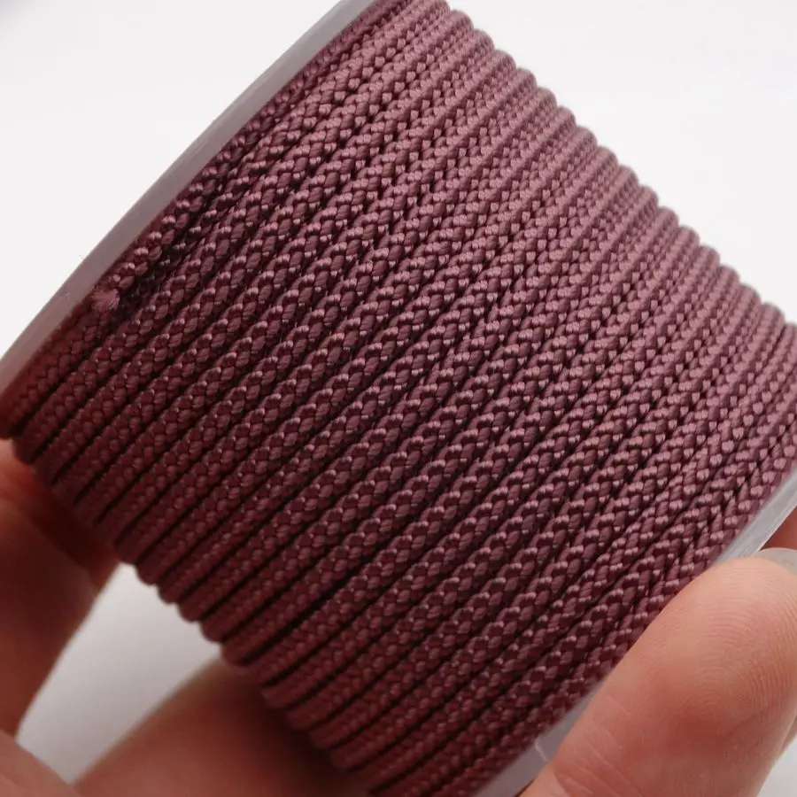 Model 862 Jewelry thread DIY bracelet rope thread woven rope 2.3mm 20meter/roll color of Morandi strands line woven yarn strong