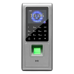 2.4' TFT Color Screen Biometric Fingerprint Access Control Machine Electric RFID Reader Password Keypad System Door Lock 1:N/1:1