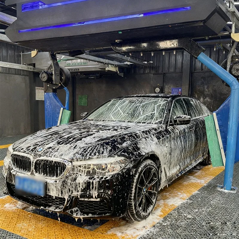 Customized 360 Full Automatic Electric Car Wash Machine With High Pressure Touchless Washing Automatic Dryer For Cars And SUVs