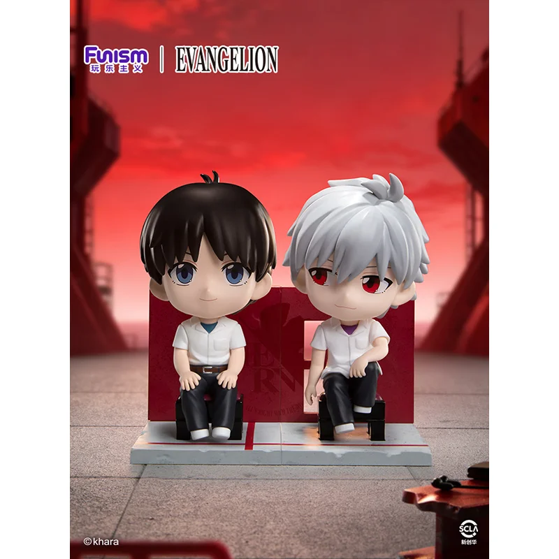 Genuine Funism EVA Evangelion Blind Box V2 Asuka Toys Ayanami Rei Figure Mystery Box Kaworu Nagisa Guess Bag Ornament Doll Gifts view 6