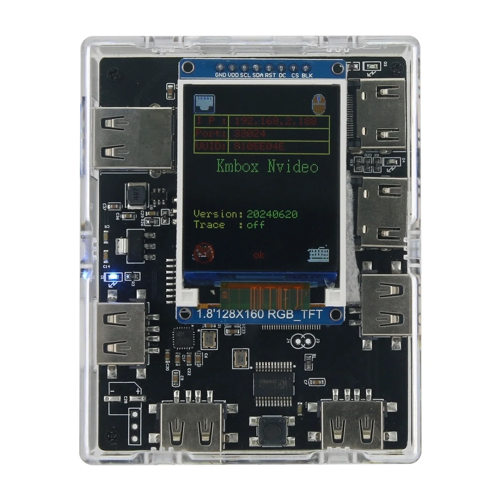 2026 KMBOX Nvideo Network KM Controller Video Acquisition Card Support Loop Out Function XBOX360 KM Converter