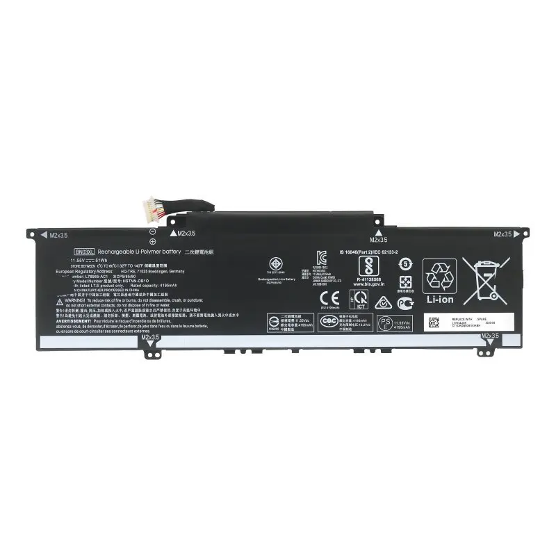 BN03XL 11.55V 51Wh Laptop Battery For HP Envy x360 13-ay 15-ed L76965-2C1 HSTNN-OB1O HSTNN-DB9N L77034-005
