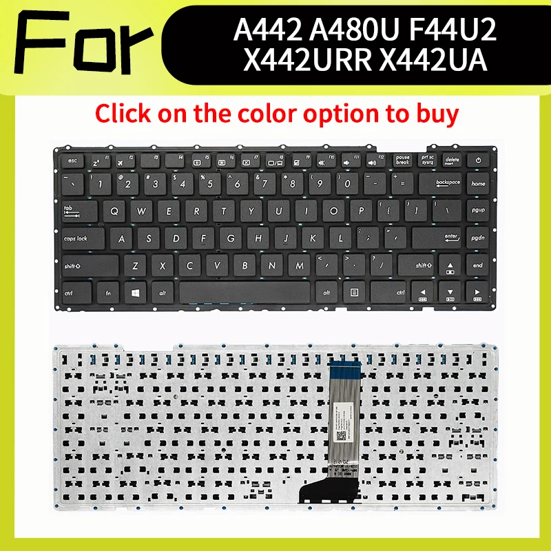 

Новая американская клавиатура для asus VivoBook A442 A480U F44U2 X442 X442URR X442UA R419U
