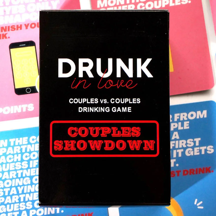 Drunk In Love - Original Couples Drinking Card Game Super Fun Date Night Games & Relationship Couples Games for Adults