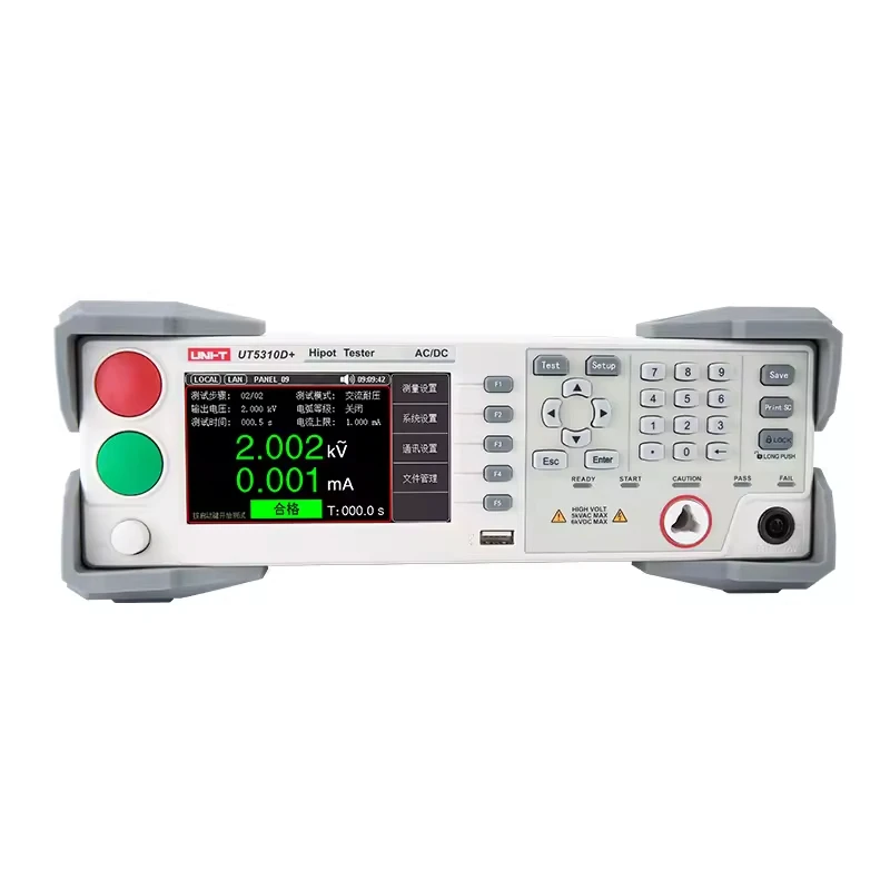 UNI-T UT5310D+ Digital Voltage Tester AC/DC 5KV High Voltage Safety 0.1V Resolution ABS Material 220V Power 42A-1000A 1 YearAR