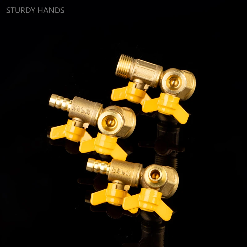 Y Type Three-way Valve Gas Hose Natural Gas Pipe Pagoda Head Cannula Water Oil Air Connector Ball Valve Kitchen Accessories