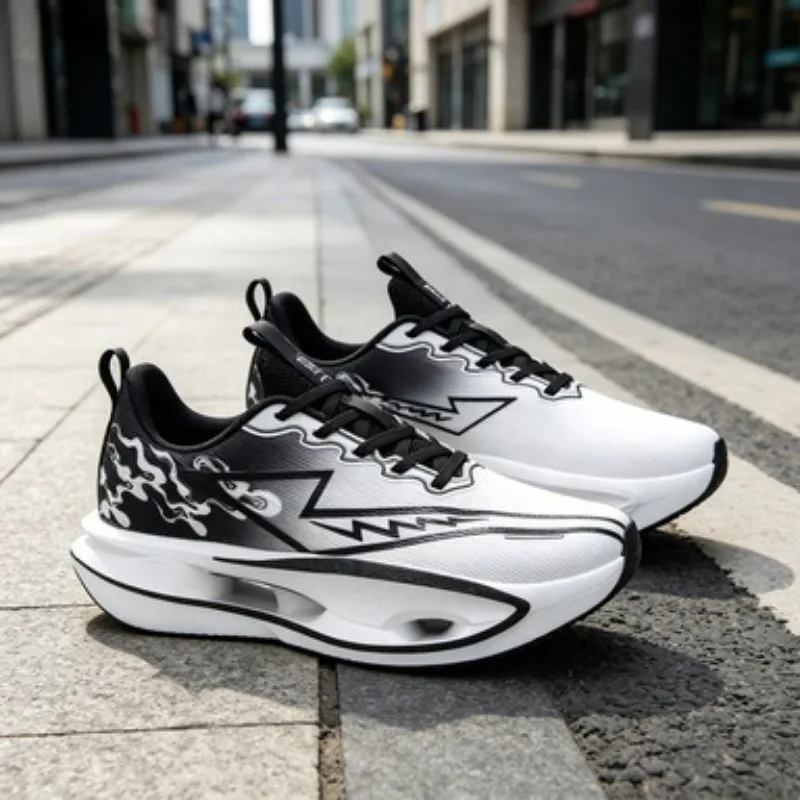 

Men's Casual Sneakers*Carbon Plate Gym Student Running Sports Shoes For Women Tenis Breathable Athletics Training Shoe Black45