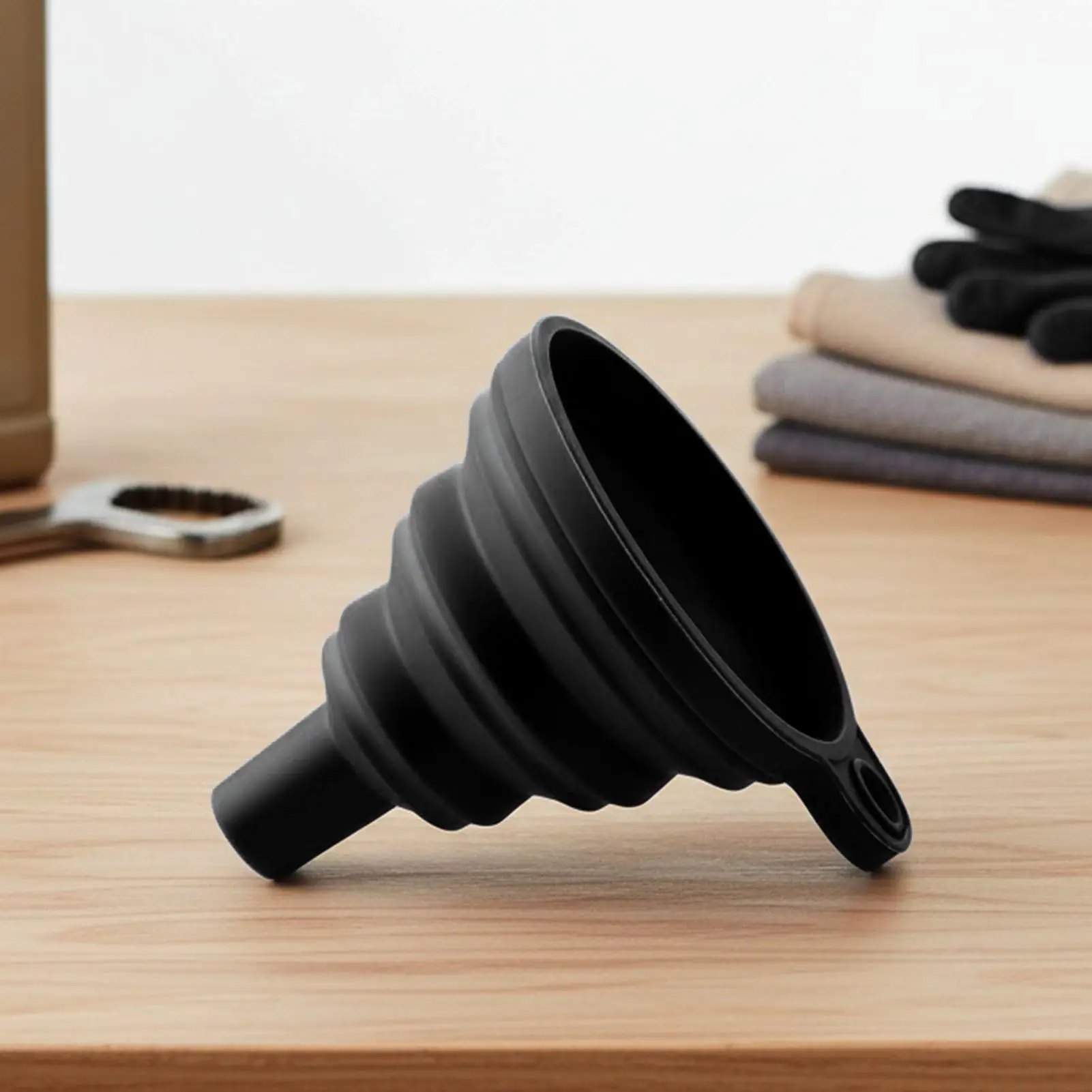 

Автомобильная масляная воронка, складная силиконовая брызгозащищенная универсальная многоцелевая автомобильная воронка для замены масла, защита от разливов для кухонной лаборатории