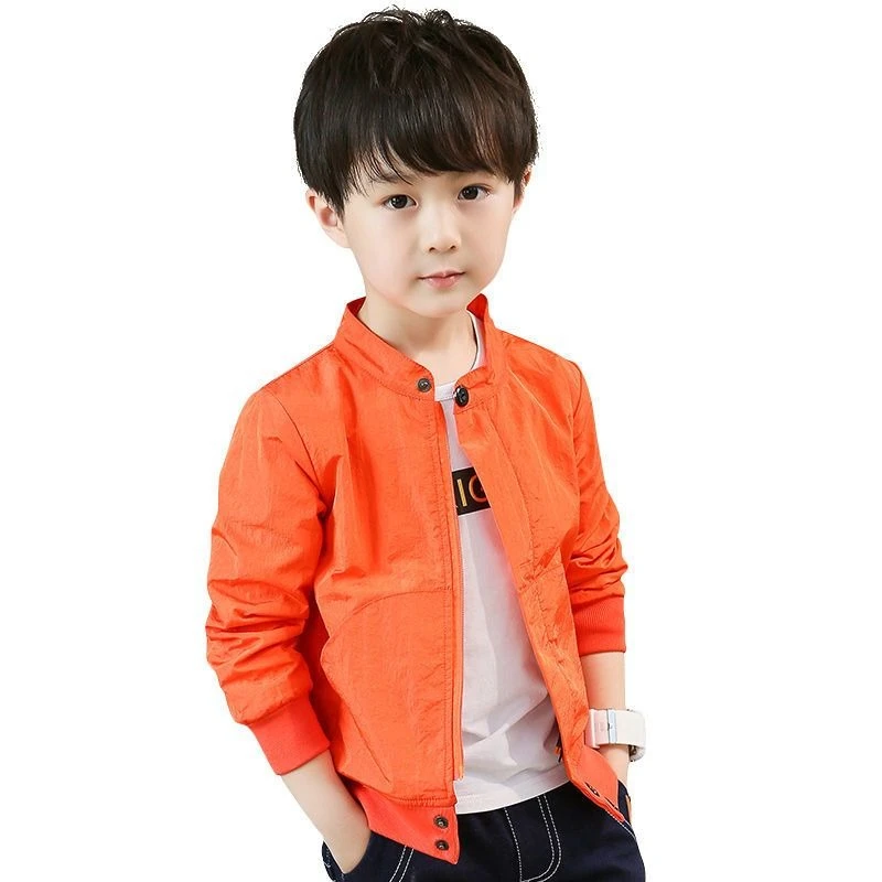 2026 New Boys Baseball Jacket Cute Cool Zip Up Outerwear Spring Autumn Fashion Casual Coat Kids Streetwear