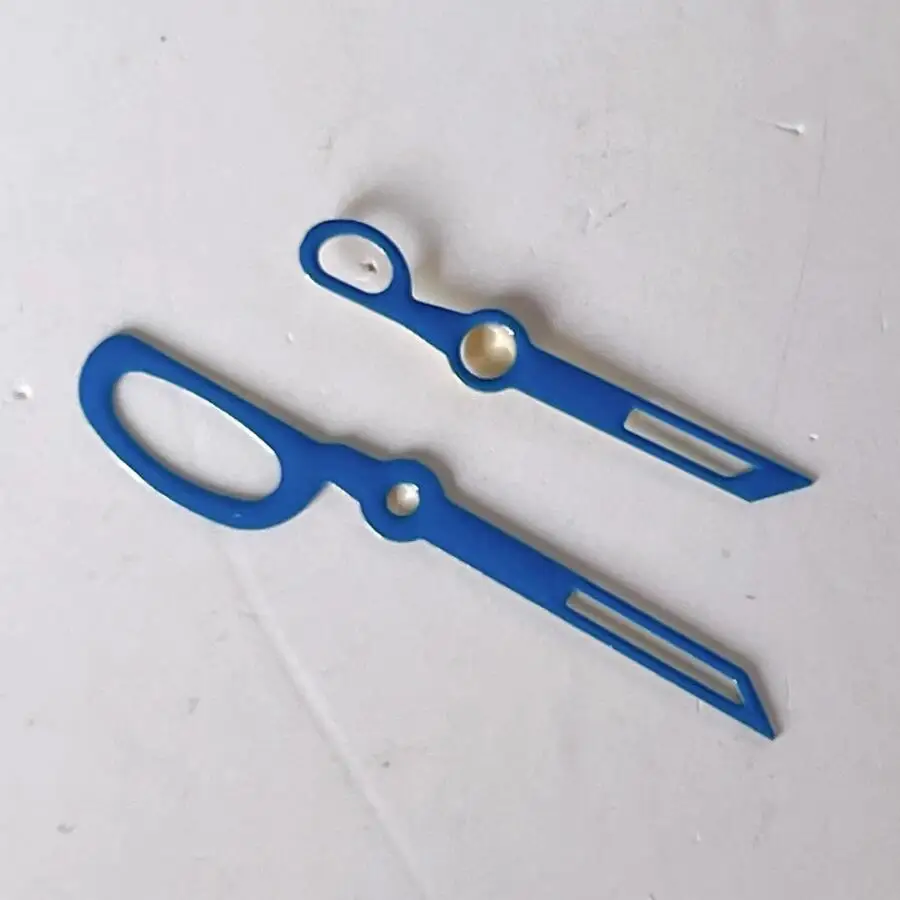 Watch Hands Orange Red Blue Watch Accessories Replacement Parts Watch Pointer For NH35/36/4R/7S Movement Scissors Shape Hand New