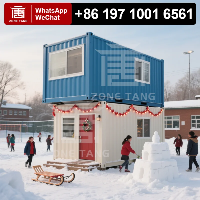 

Shipping Container Homes American Houses Children's Entertainment Fortress Premade Houses 40 Feet Container House Bungalow Homes