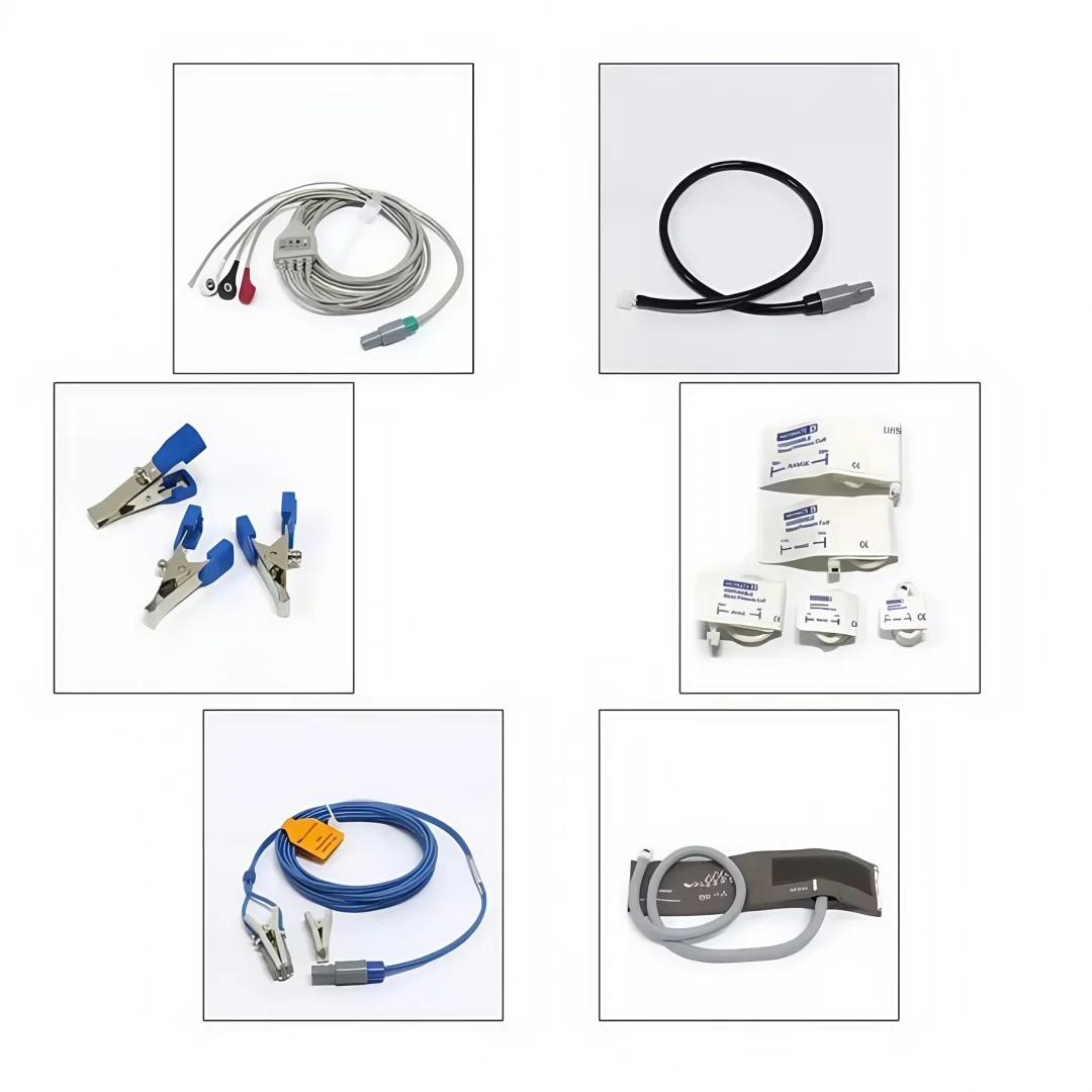 

Am6100 veterinary monitor accessories can handle vital signs of animals and pets: PR, HR, NIBP (blood pressure) Spo2, respirator