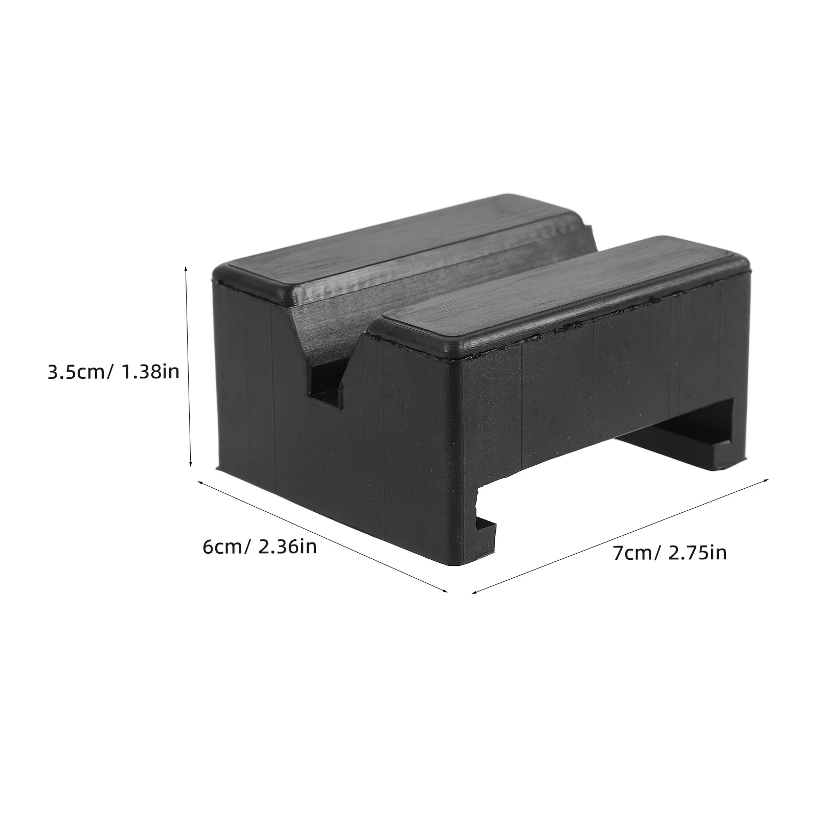 كتلة دعم مطاطية للحوامل، وسادة حماية لرفع السيارة غير قابلة للانزلاق ومضادة للصدمات، وسادات حامل جاك أرضية مطاطية #2