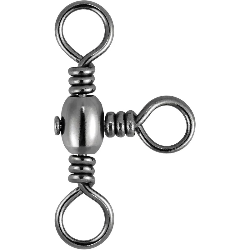 

20/50 шт. трехходовой вращающийся разъем для рыболовных снастей с трехходовым поворотным кольцевым разъемом для вилки для аксессуаров для морской рыбалки