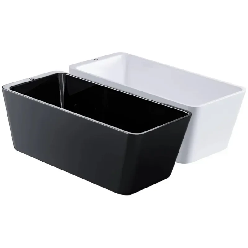 Acrylic cold insert bathtub ice bathtub athlete gym cold bathtub hydrotherapy massage drain bathroom 1HP chiller